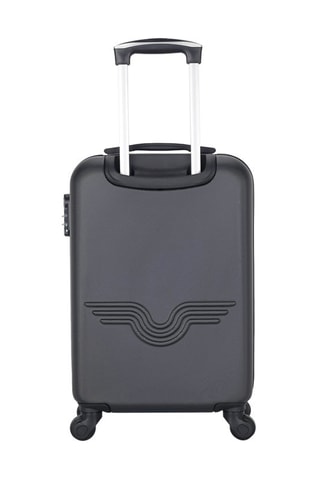 Valise cabine Queens (S) - 55 cm  - Noir et argenté