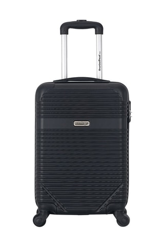 Valise cabine Memphis - 55 cm  - Noir et argenté