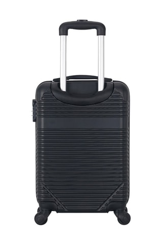 Valise cabine Memphis - 55 cm  - Noir et argenté