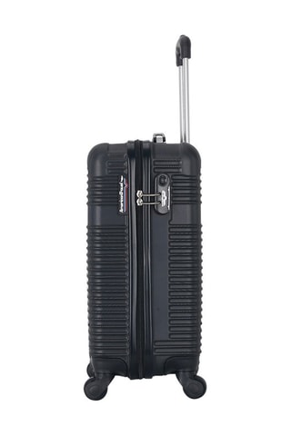 Valise cabine Memphis - 55 cm  - Noir et argenté