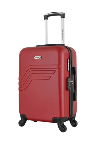 Valise cabine Queens (S) - 55 cm  - Noir et rouge