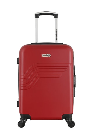 Valise cabine Queens (S) - 55 cm  - Noir et rouge