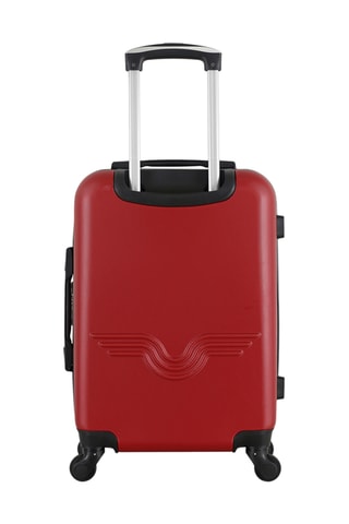 Valise cabine Queens (S) - 55 cm  - Noir et rouge