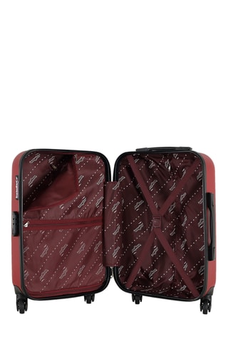 Valise cabine Queens (S) - 55 cm  - Noir et rouge