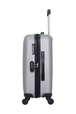 Valise cabine Brooklyn (S) - 55 cm  - Noir, argenté et gris