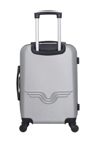 Valise cabine Brooklyn (S) - 55 cm  - Noir, argenté et gris