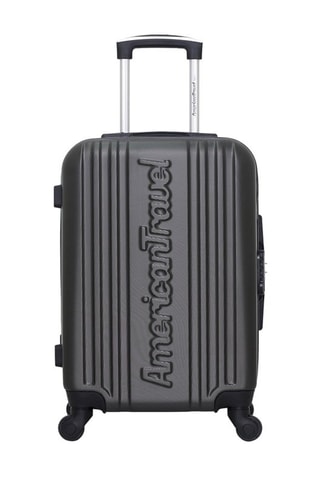 Valise cabine Springfield (S) - 50 cm  - Noir, argenté et gris
