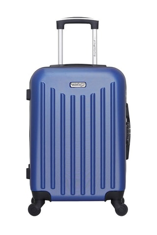 Valise cabine Brooklyn (S) - 55 cm  - Noir, bleu et argenté