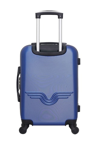 Valise cabine Brooklyn (S) - 55 cm  - Noir, bleu et argenté