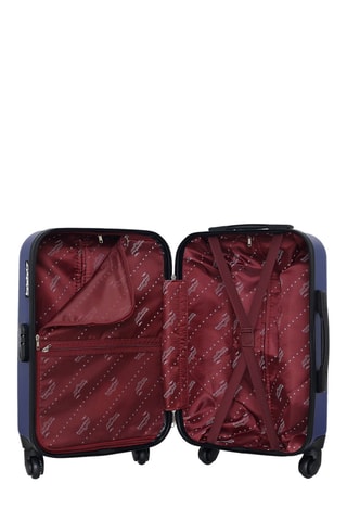 Valise cabine Brooklyn (S) - 55 cm  - Noir, bleu et argenté
