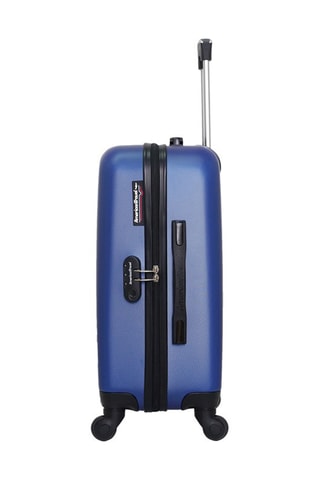 Valise cabine Springfield (S) - 55 cm  - Noir, bleu et argenté