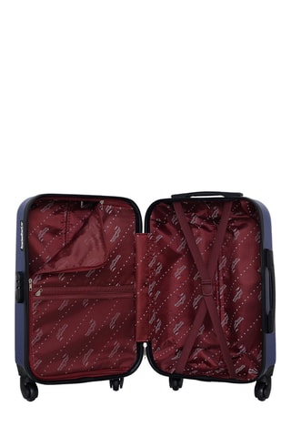 Valise cabine Springfield (S) - 55 cm  - Noir, bleu et argenté
