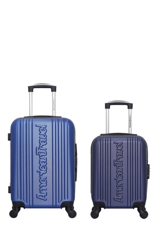 Valise XXS et valise cabine Springfield (XXS/S) - 46/55 cm - Bleu marine