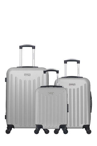 Set de 3 valises Brooklyn (XS/S/M) - 46/55/65 cm  - Gris
