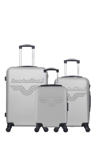 Set de 3 valises Chelsea (XS/S/M) - 46/55/65 cm  - Gris