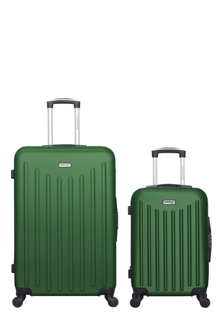 Valise cabine et grand volume Brooklyn - 55/75 cm - Vert