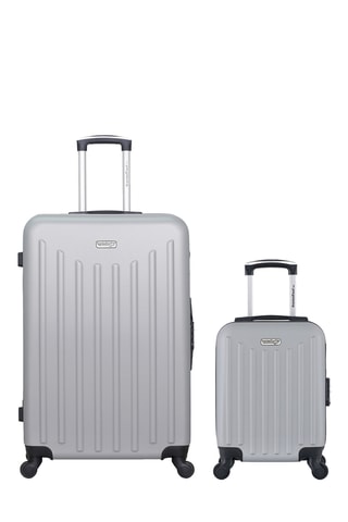 Valise cabine low-cost et valise grand volume Brooklyn - 46/75 cm - Gris
