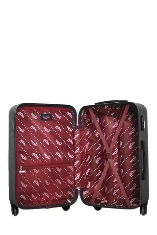 Valise cabine Chelsea (S)  - 55 cm - Noir et argenté