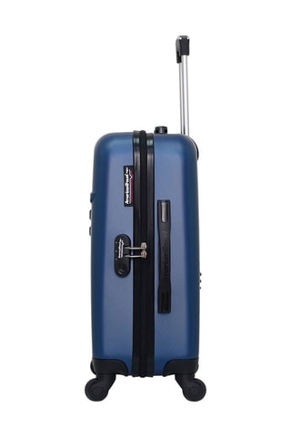 Valise cabine Queens (S) - 55 cm  - Noir, bleu et argenté