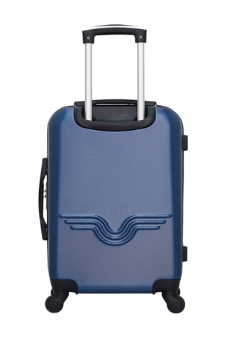 Valise cabine Queens (S) - 55 cm  - Noir, bleu et argenté