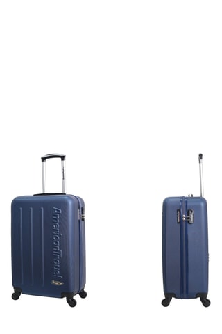 Valise cabine Bronx (S) - 55 cm  - Noir, bleu et argenté