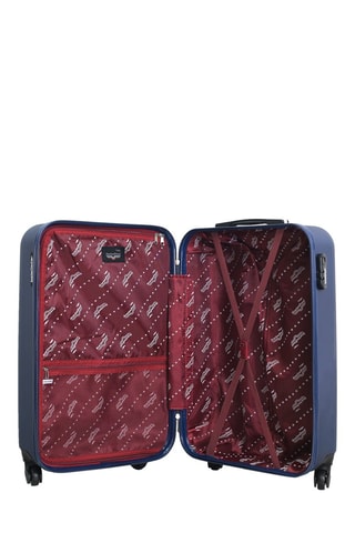 Valise cabine Bronx (S) - 55 cm  - Noir, bleu et argenté