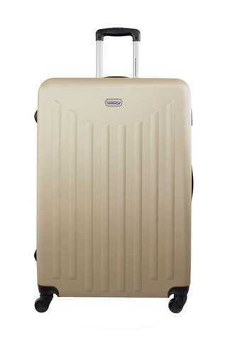 Valise grand volume Brooklyn  (L) - 70 cm  - Argenté, doré et noir
