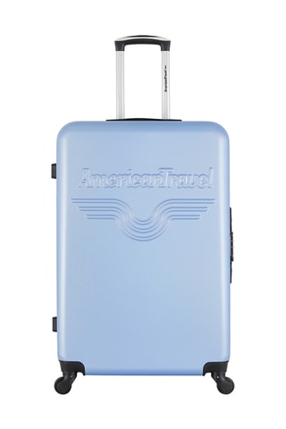 Valise grand volume Chelsea (L)  - 75 cm - Bleu, noir et rouge