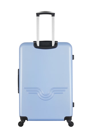 Valise grand volume Chelsea (L)  - 75 cm - Bleu, noir et rouge