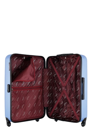 Valise grand volume Chelsea (L)  - 75 cm - Bleu, noir et rouge