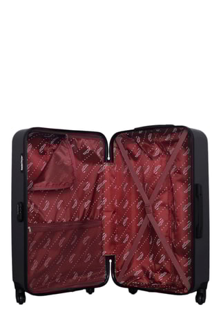 Valise grand volume Bronx (L)  - 75 cm - Argenté et noir