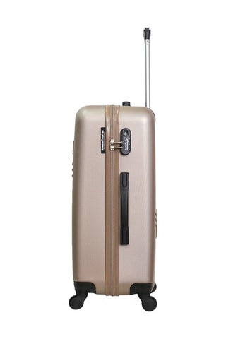 Valise grand volume Chelsea (L) - 75 cm - Argenté, doré et noir