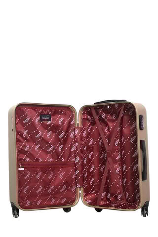 Valise grand volume Chelsea (L) - 75 cm - Argenté, doré et noir