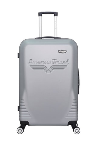 Valise grand volume DC (L) - 75 cm  - Argenté, gris et noir