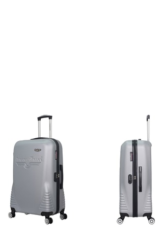 Valise grand volume DC (L) - 75 cm  - Argenté, gris et noir