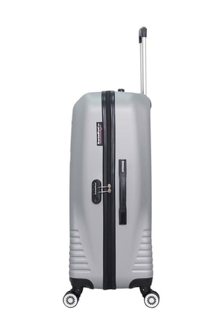 Valise grand volume DC (L) - 75 cm  - Argenté, gris et noir