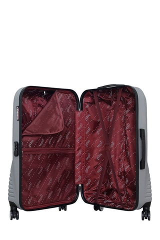 Valise grand volume DC (L) - 75 cm  - Argenté, gris et noir