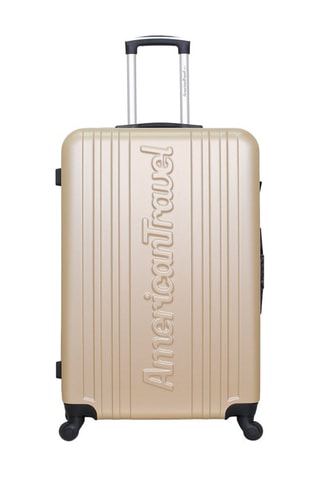 Valise grand volume Springfield (L) - 70 cm - Argenté et noir