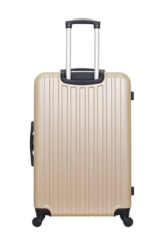 Valise grand volume Springfield (L) - 70 cm - Argenté et noir