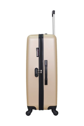 Valise grand volume Springfield (L) - 70 cm - Argenté et noir