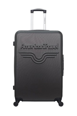 Valise grand volume Chelsea (L) - 75 cm  - Argenté, gris et noir
