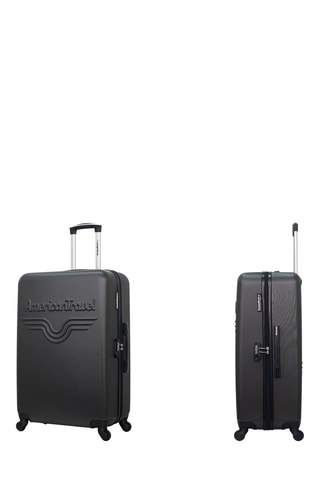 Valise grand volume Chelsea (L) - 75 cm  - Argenté, gris et noir