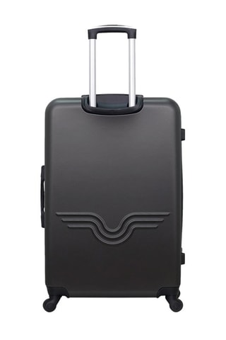 Valise grand volume Chelsea (L) - 75 cm  - Argenté, gris et noir