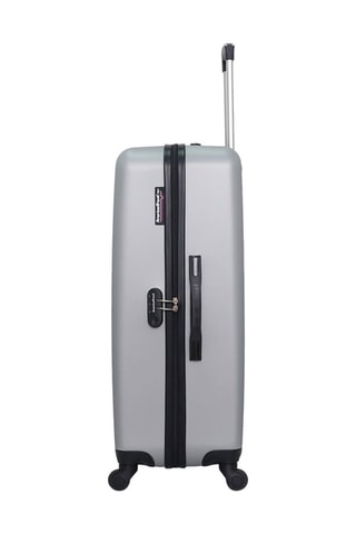 Valise grand volume Springfield (L) - 70 cm - Argenté et noir