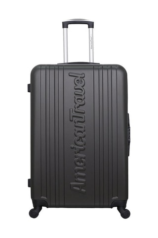 Valise grand volume Springfield (L) - 70 cm - Argenté et noir