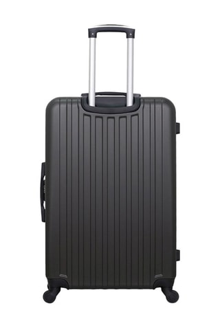 Valise grand volume Springfield (L) - 70 cm - Argenté et noir