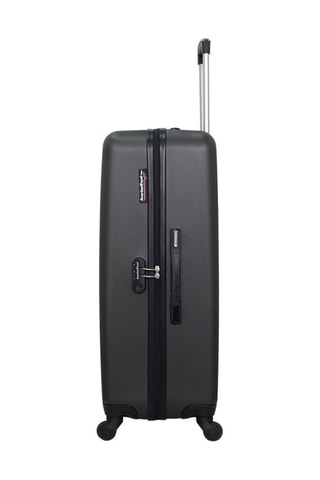 Valise grand volume Springfield (L) - 70 cm - Argenté et noir
