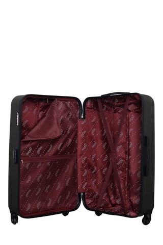 Valise grand volume Springfield (L) - 70 cm - Argenté et noir