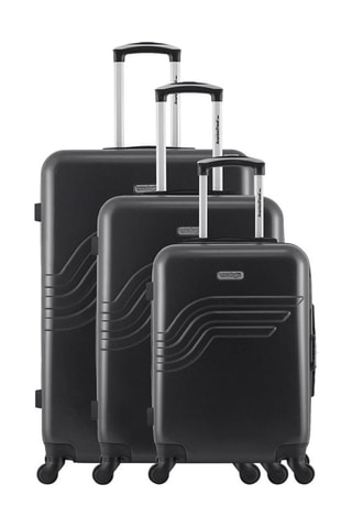 Set de 3 valises Détroit (S/M/L) - 55/65/75 cm  - Gris