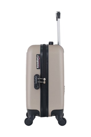 Set de 4 valises Brooklyn-M (XS/S/M/L) - 46/55/65/75 cm  - Argenté, beige et noir